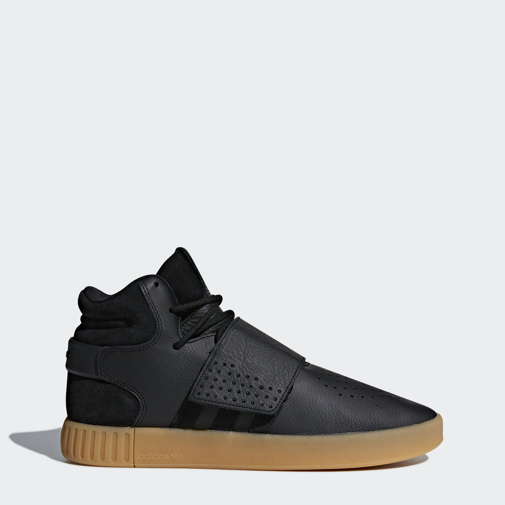 Adidas Tubular Invader Strap - Originals γυναικεια - Μαυρα/Ασπρα,Μέγεθος: EU 36 – 54 2/3 (798WKGIH)